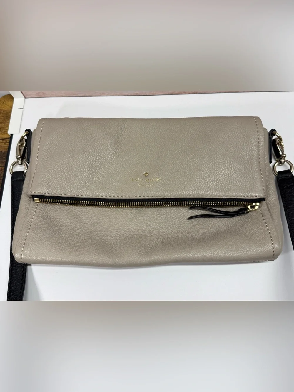 Kate Spade New York Cobble Hill Marsala Convertible Crossbody Leather Bag